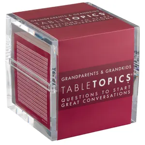 TableTopics Grandparents & Grandkids  - 135 Fun Conversation Cards for Family Bonding - Connect the Generations, Create New Memories, and Explore New Topics with Kids