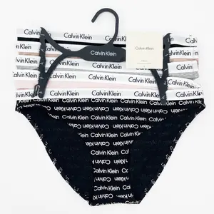 Calvin Klein Carousel Cotton Stretch Bikini 5-Pack SMALL Everyday Logo Comfort Soft Fabric Moderate Coverage Lightweight Breathable