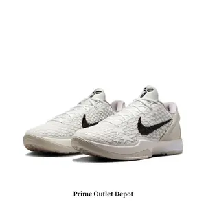 White & Black Low-Top Retro Basketball Sneakers | Streetwear Shock-Absorbing Breathable Athletic Shoes