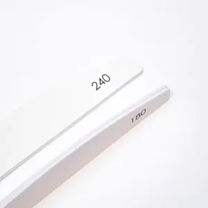2-in-1 Double Sides Nail File - 180/240 Grit TOP File for Manicure & Pedicure - Professional Salon Quality Nail Buffer for Thick Nails, Acrylics & Gel Nails