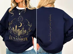 Crescent City Lunathion Sweatshirt, Bryce Tattoo Sweatshirt, Bryce Quinlan Merch, Crescent City SJM Merch, House Of Earth And Blood
