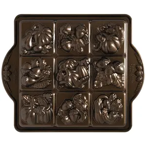 Nordic Ware Seasonal Autumn Squares Pan Nordic Ware Seasonal Autumn Squares Pan