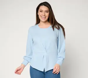 Mally Roncal So Soft Shimmer Terry Twist Top