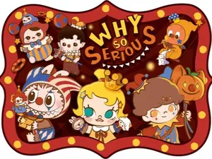 [FREEBIE]  POP MART WHY SO SERIOUS SERIES- Pumpkin Blanket