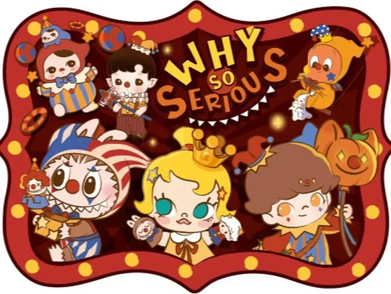 [FREEBIE]  POP MART WHY SO SERIOUS SERIES- Pumpkin Blanket