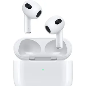 Apple - AirPods (3rd generation) with Lightning Charging Case - White Apple - AirPods (3rd generation) with Lightning Charging Case - White