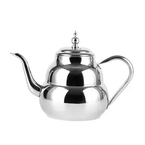 Teapot with Filter Net, Long Spout Kettle for Home Use, Suitable for Induction Cooker, Kitchen Utensil, Non-Bone China Material