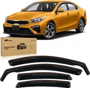 Nilight In-Channel Rain Guards, Car Accessories for Kia Forte 2019-2025, 4PCS Vent Window Visors, Original Window Deflectors Vehicle Replacement