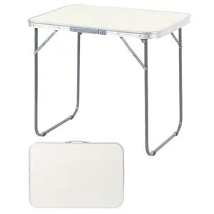 【Father's Day Gift】  (27.56 x 19.69 x 23.62)"  Aluminum Camping Folding Table