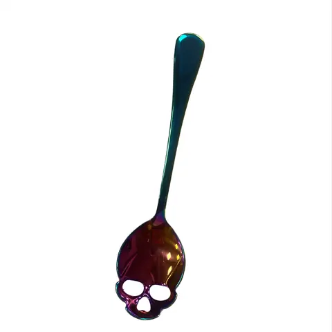 LIMITED EDITION Rainbow SKELETON Spoon Nut Butter Cutlery Tableware
