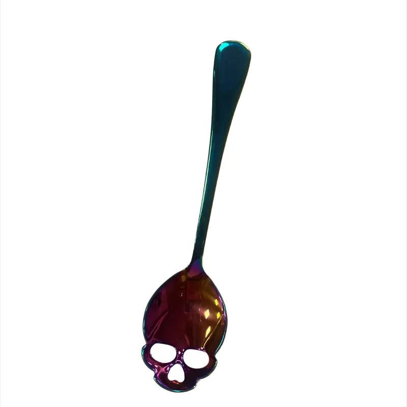 LIMITED EDITION Rainbow SKELETON Spoon Nut Butter Cutlery Tableware