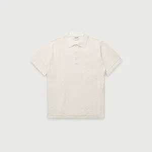 Kuwalla Wave Knit Polo - 'Off White'