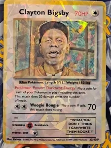 Clayton Bigsby Pokemon Card - Chappelle Show
