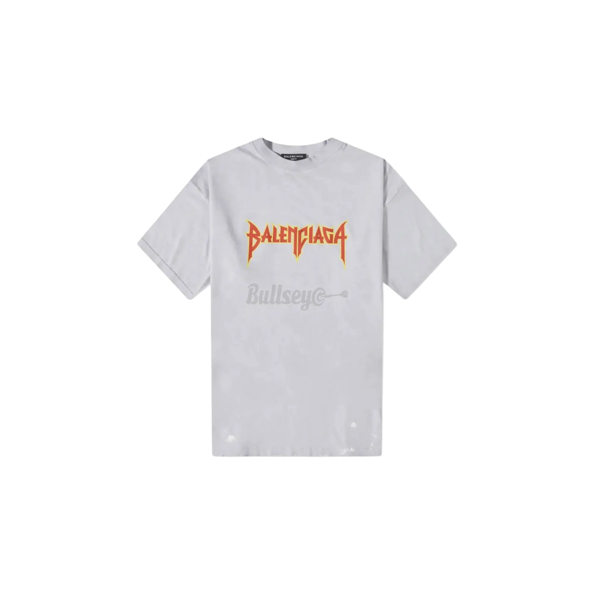 Balenciaga Metal Logo Grey T-Shirt - TikTok Shop