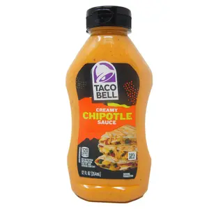 Taco Bell Creamy Chipotle Sauce – 12 oz Bottle, Bold & Flavorful