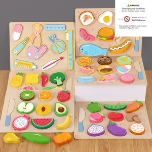 Multitheme Cognitive Matching Puzzle Toy, Hand-Eye Coordination Practice, Baby Enlightenment Fun, Educational Kids Toy, Wooden Busy Board