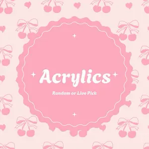 Acrylics for Badge Reels Random or Live Pick || MadeByAndrea