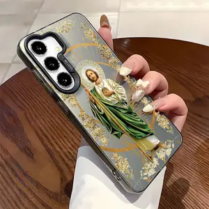 May Jesus bless you Pattern Acrylic TPU mobile phone case for Samsung Galaxy S25 S24 S23 S22 PLUS ULTRA FE camera full protector fashion high quality design fingerprint resistant gift anti drop durable