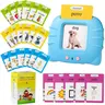 Spanish and English Talking Flash Card, Bilingual Instruction Cards, 1 Set Learning Tool, Pocket Speech Training, Educational Tools, Gift for Boys & Girls, Talking Flashcards