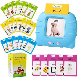 Talking Flash Card, 1 Set Bilingual Learning Tool, Pocket Speech Training Tools, Educational Learning Tools for Boys & Girls