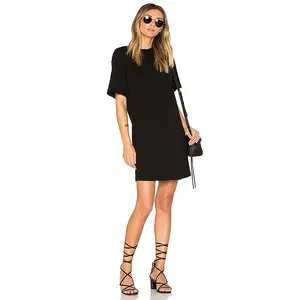 COTTON CITIZEN The Tokyo Mini Dress in Jet Black