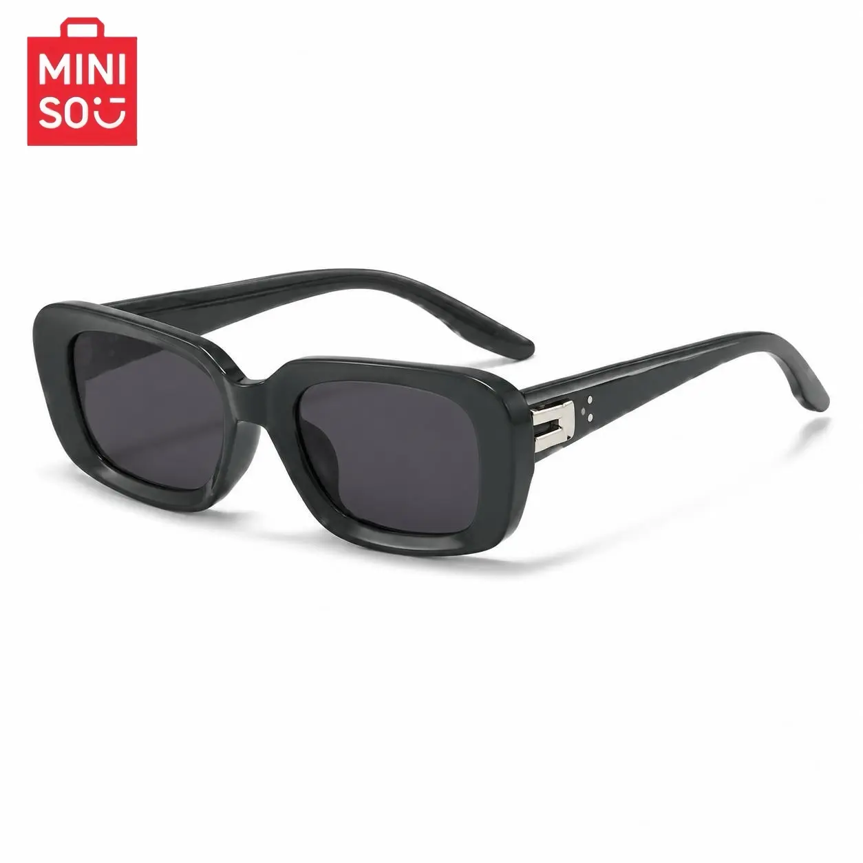 MINISO Fashion Minimalist Full Rim Sunglasses, Eyewear Fashion Accessory with Sun Protection, Ideal for Anyone Seeking Style and Practicality for Daily Wear & Travel, Minimalist Sunglasses, Back To School