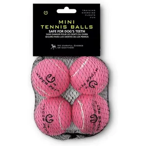 MINI Tennis Balls for Dogs (Safe  Ball Tennis Balls for Exercise & ) Interactive Toys work with  K9 Kannon MINI  Ball Launcher - 4 Pack