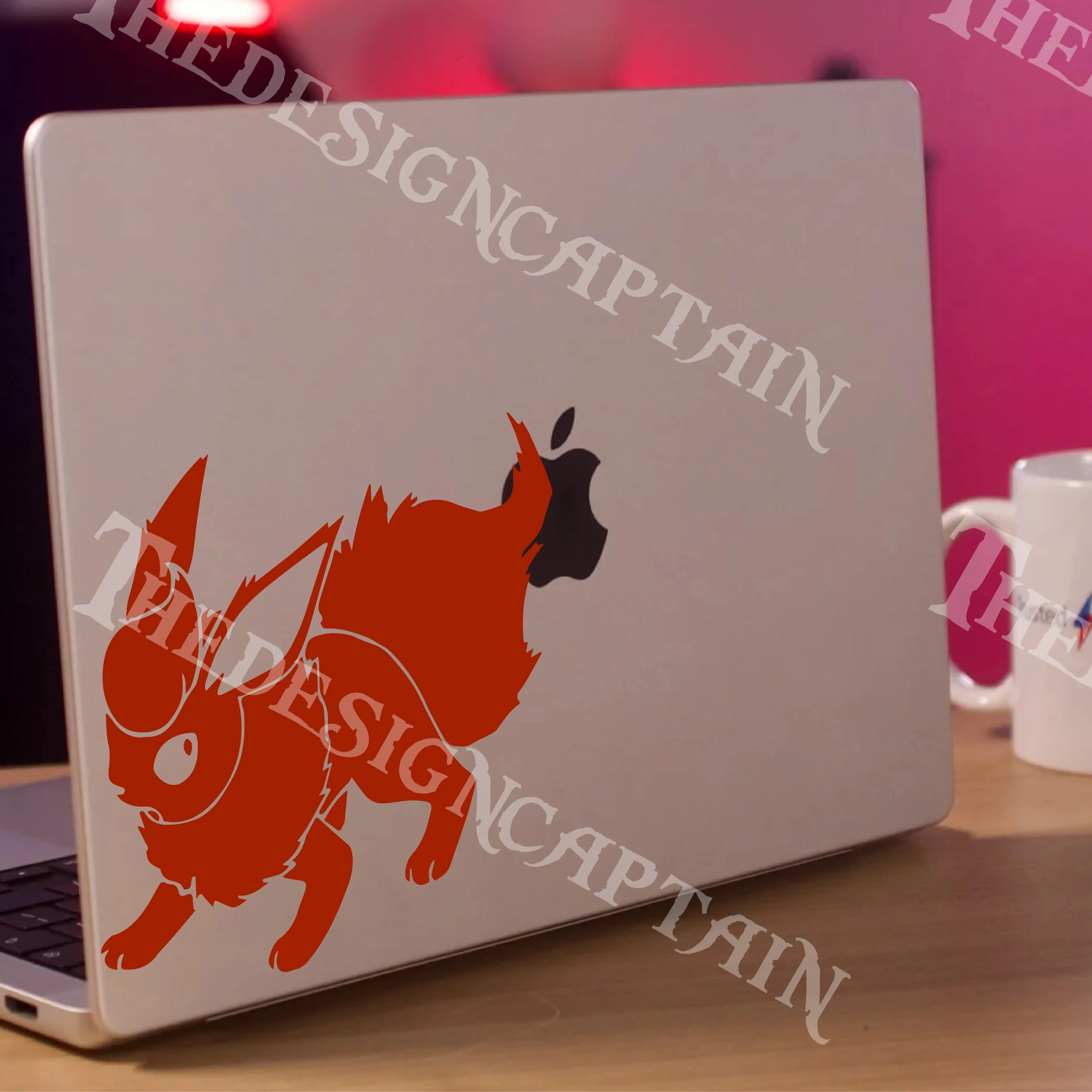 Pokemon Decals of Look a like Flareon Decoration