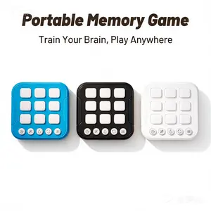 Portable Pocket Stress-Relieving Game Console, Multifunctional Educational Puzzle-Solving Toy for Travel, Camping, Birthday or Holiday Gifting