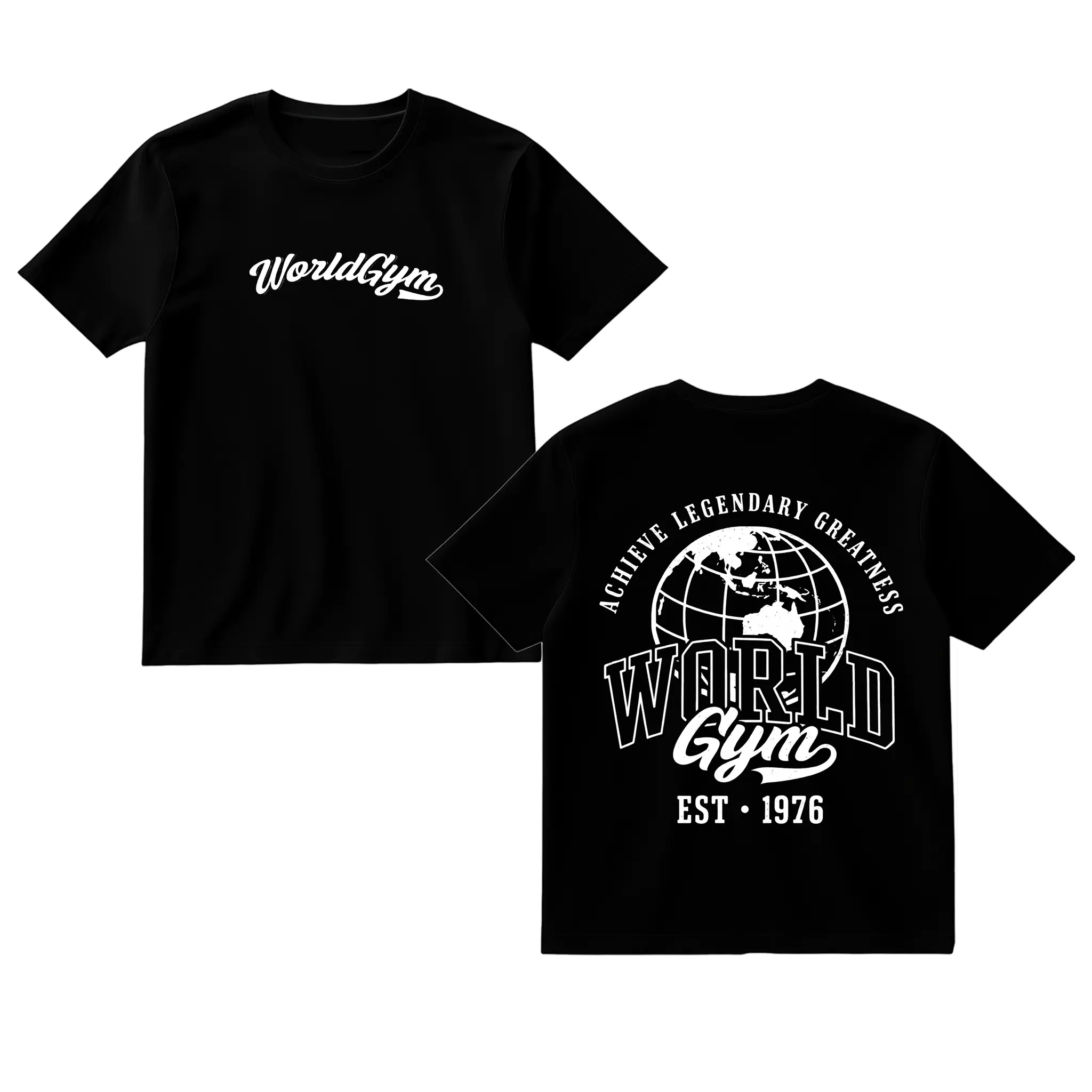 World Gym EST.1976 Men's Top, Workout Wear, Men's Sport Outfit, Gym Men's Top, Muscle Training Shirt, Gym Apparel, Training Clothing