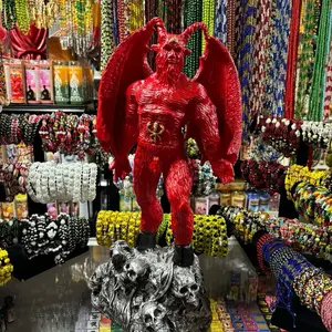 Big Red Devil Statue