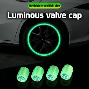 4Pcs Car Luminous Tire Valve Caps Tyre Fluorescent Accessories For BMW G30 G32 G01 G02 G05 G06 G07 G26 G23 G22 F40 F20 G08 G16 G15 G14 G12 G11 F02 F01 F13 F12 F06 F10 F07 F36 G20 F34 F30 G42 F44 F48 F39 G29 F25 F26 F15 F16 G80 G82 F97 F98 F95 F80 F90