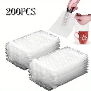 200 Pack Bubble Out Bags Pouches 4"x 6" Bubble Pouches Cushioning Packaging Bags,Double Walled Cushioning Bags Thickening Shockproof Foam Bags for Moving,Shipping,and Storage party  supplies gift