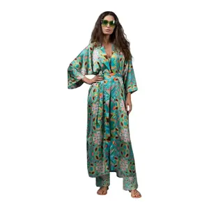 Starry Teal Robe/Kimono