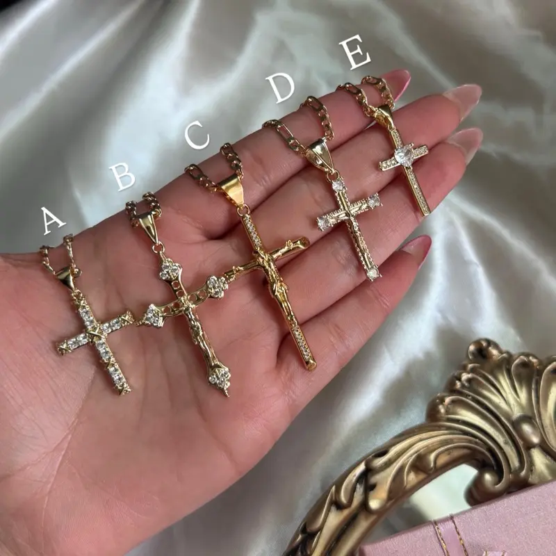 Cross Gold Plated Necklaces