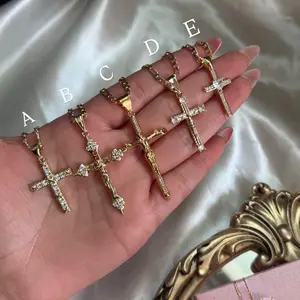 Cross Gold Plated Necklaces