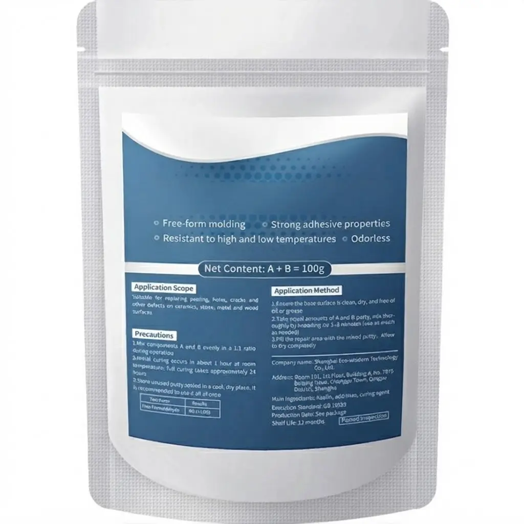 Multi-Purpose Metal Repair Putty, Two-Part Epoxy Adhesive for Steel, Iron, Copper, Aluminum, Heat-Resistant Sealant for Pipes and Casting, Easy-to-Mix Formula for Strong, Durable Fixes