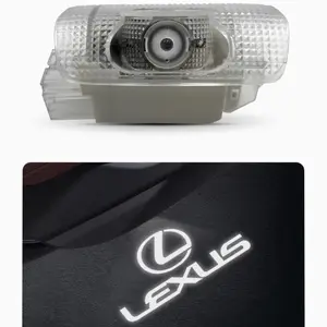 2pcs LED Door Lights Logo Projector for Lexus, HD High Brightness Welcome Ghost Shadow Light, Plug & Play Installation, Fits Lexus ES/RX/GS/LS/GX/LX/IS/RC/UX