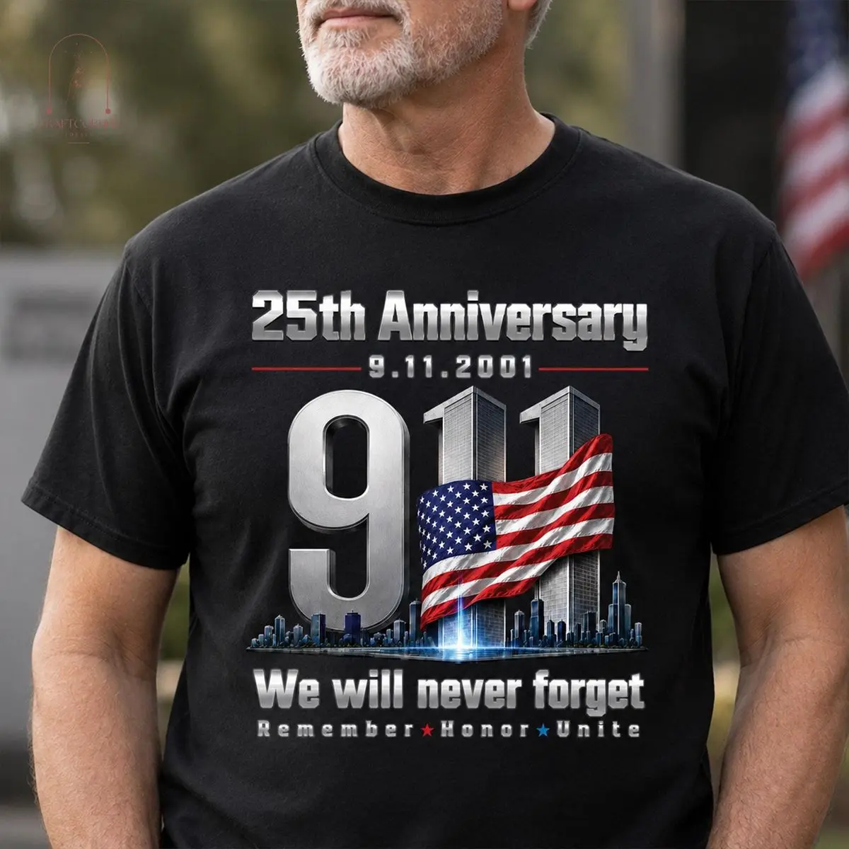 9/11 25th Anniversary Shirt Sweatshirt Hoodie, 25th Anniversary 9/11 Memorial Shirt, Never Forget Patriotic, September 11 Remembrance, Patriotic American Flag, Unisex Sweater Pullover Tee