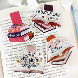 Magnetic bookmark - The Book Was Better - Bookworm gift - Just One More Chapter