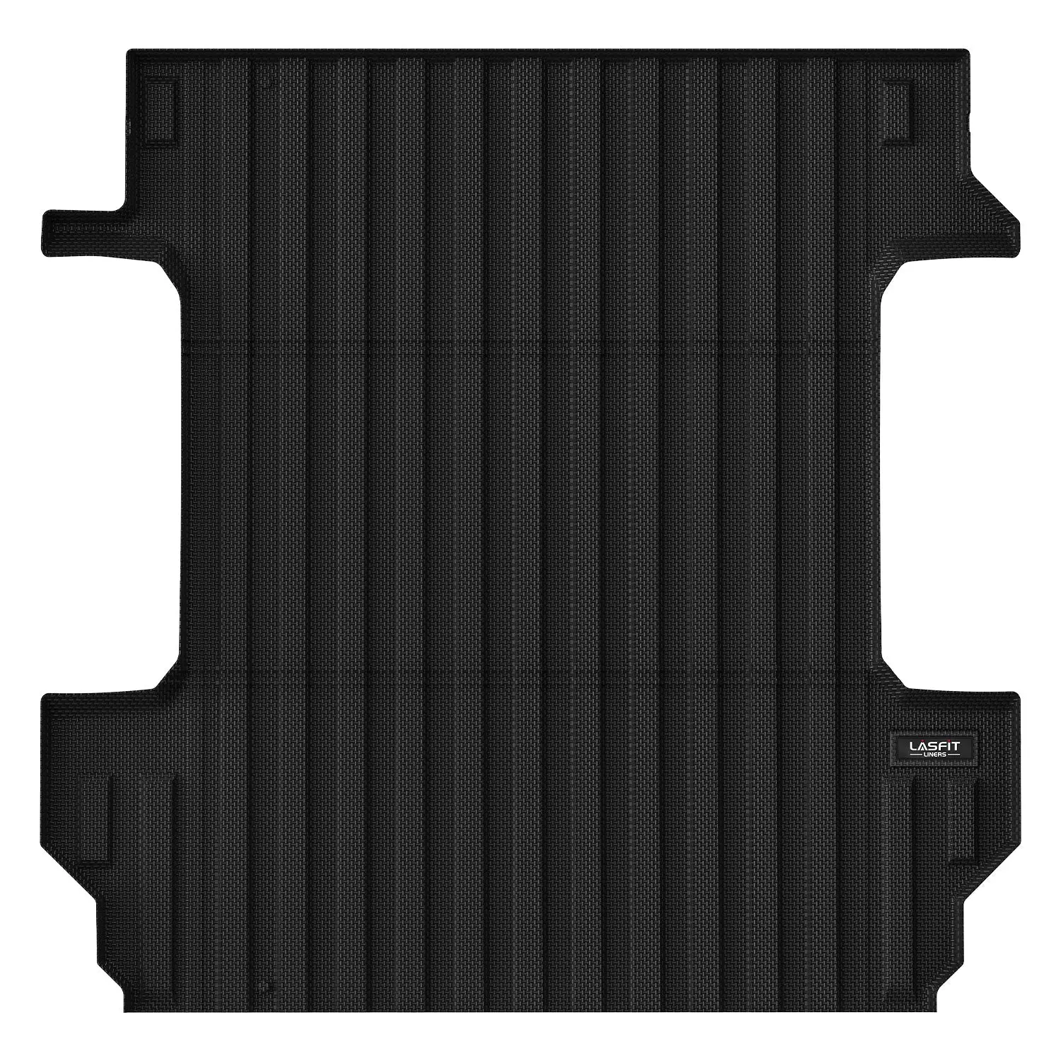 Lasfit Truck Bed & Tailgate Mat (Not Fit Multipro Tailgate), Automotive Mats, All Weather Non-Slip, Washable Waterproof Truck Accessory Compatible with 2019-2026 GMC Sierra 1500 Short Box, All Weather Non-Slip Mats