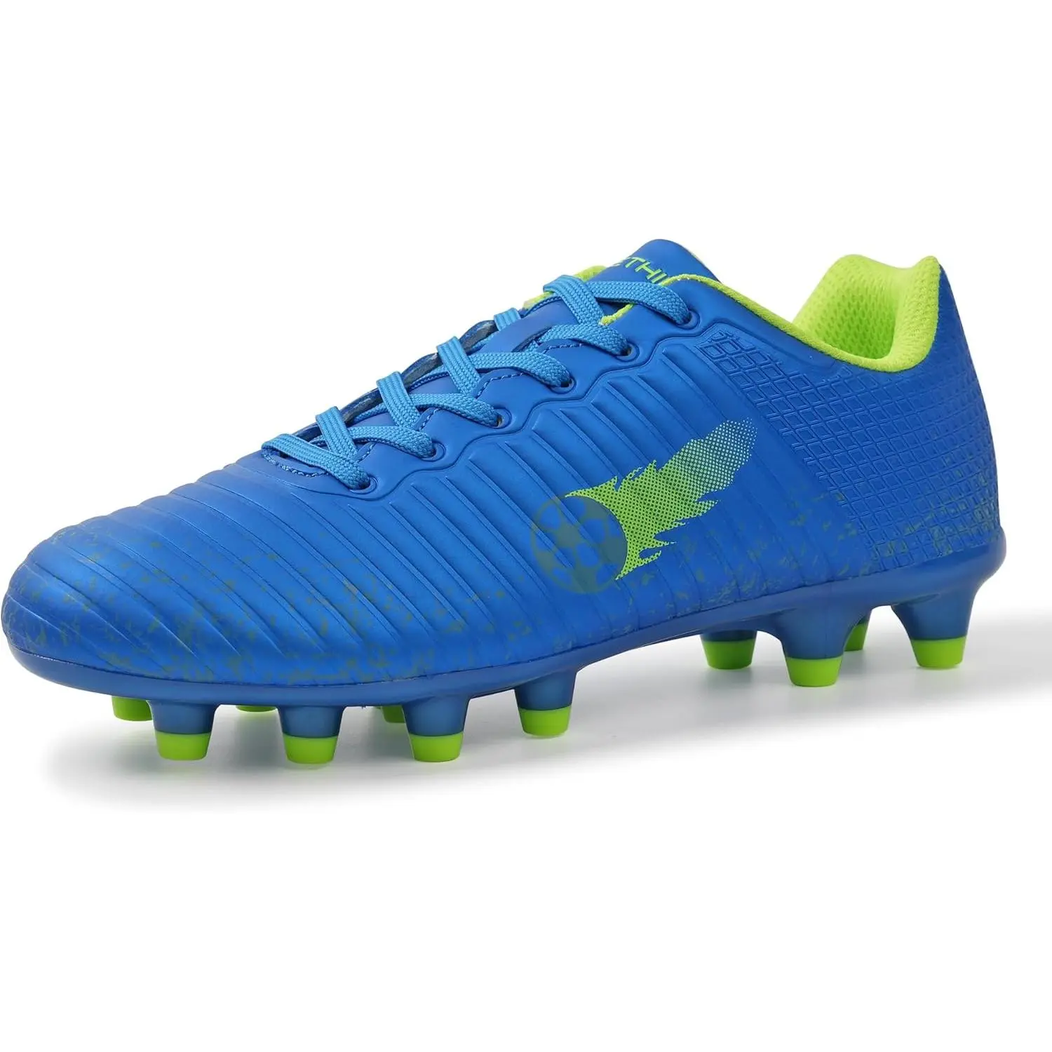 Kids & Youth Soccer Cleats for Boys & Girls - Firm Ground Football Shoes with Durable Long Studs, Confidence-Boosting Laces, Lightweight Construction, Gift (Comes with Every Order) for Little/Big Kids, Us Sizes