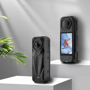 Silicone Body Protective Cover & Base for Insta360 X5, Soft Silicone Material Camera Protective Cover, All-round Intimate Protective Cover, Smartphone