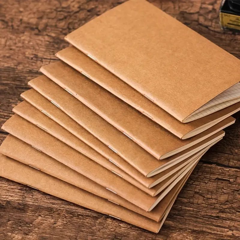 3-Pack A5/Standard/Portable/Passport size Traveler's Notebook Refills - 3 Notebook Inserts, 100GSM Bleed-Resistant Fountain Pen Friendly Paper, Blank/Dot Grid/Graph Paper, 64 Pages Each, Replacement Inserts for Writing, 100Gsm Bleed-Resistant Paper