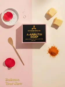 A-Arbutin Soap Bar (200g) | Shea Butter + Carotene + Glutathione | Face & Body Cleansing Bar | All Skin Types