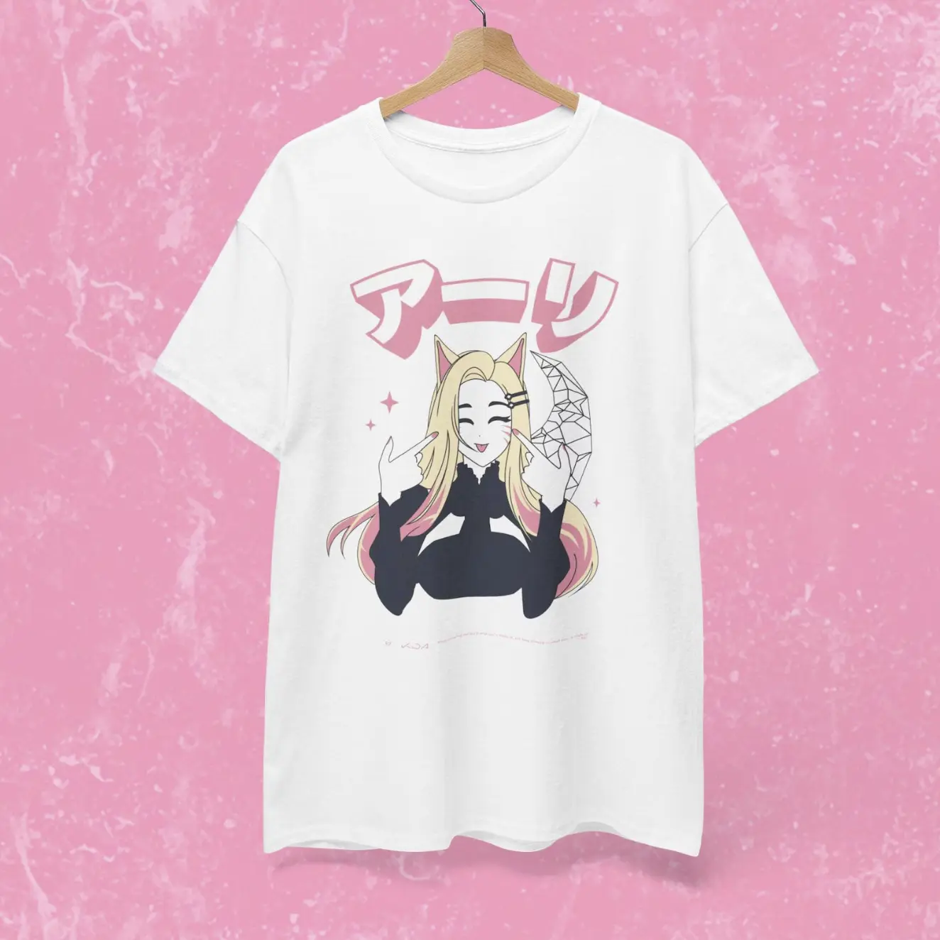 League of Legends K/DA Ahri LOL Cute T Shirts Gaming Streetwear Graphic T-Shirt Gifts for Gamer Girls Stylish Japanese Shirt