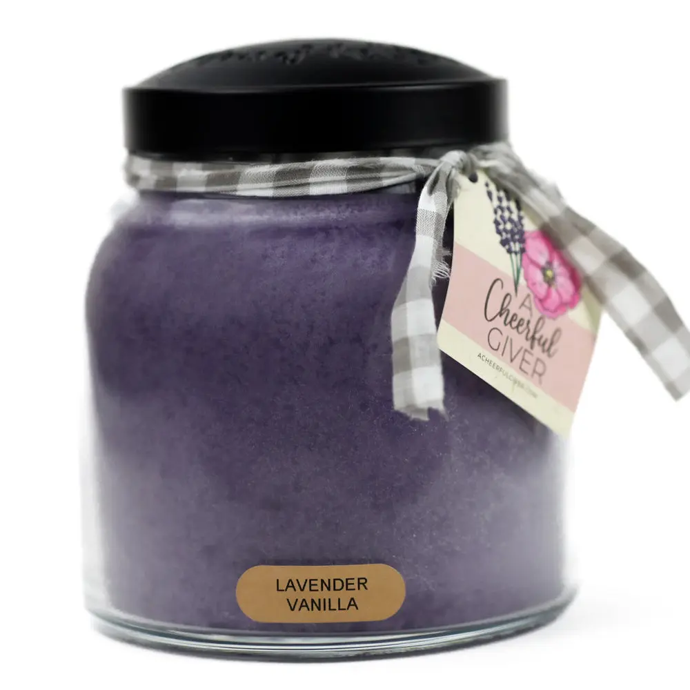 Lavender Vanilla - 34 oz Papa Candle