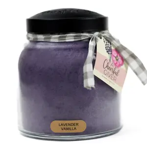 Lavender Vanilla - 34 oz Papa Candle Lavender Vanilla - 34 oz Papa Candle