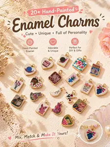 Random Cute Jewelry Charms Set 💖 Y2K Pendant Mix | DIY Necklace Accessories | Aesthetic Gift for Girls