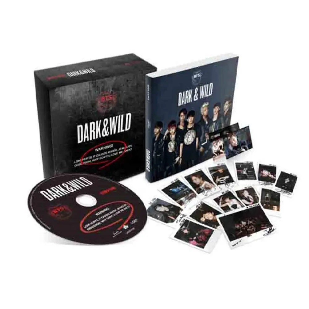 BTS – DARK & WILD (1st Studio Album) | Official K-Pop CD + 102-Page Photobook + Random Photocards | Danger / War of Hormone / Let Me Know | ARMY Collector Album